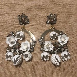 J. Crew statement earrings